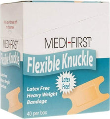 Medique - Knuckle Self-Adhesive Bandage - Woven Fabric Bandage, Latex Free - USA Tool & Supply