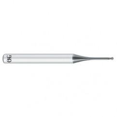 3mm Dia. - 70mm OAL - Solid Carbide - Rib Processing Ball Nose HP End Mill-2 FL - USA Tool & Supply