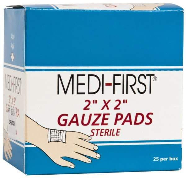 Medique - 2" Long x 2" Wide, General Purpose Pad - Gauze Bandage - USA Tool & Supply