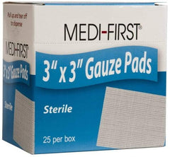 Medique - 3" Long x 3" Wide, General Purpose Pad - Gauze Bandage - USA Tool & Supply