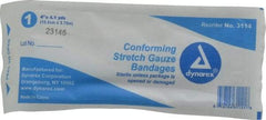 Medique - 4" Wide, General Purpose Gauze Roll - Gauze Bandage - USA Tool & Supply