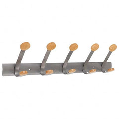 Alba - Coat Racks, Hooks & Shelving Type: Hangers Number of Hooks: 5 - USA Tool & Supply