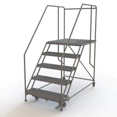 TRI-ARC - Rolling & Wall Mounted Ladders & Platforms Type: Rolling Work Platform Style: Steel Work Platform - USA Tool & Supply