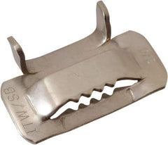 IDEAL TRIDON - Band Clamps & Buckles Type: Banding Strap Buckles Material: Stainless Steel - USA Tool & Supply