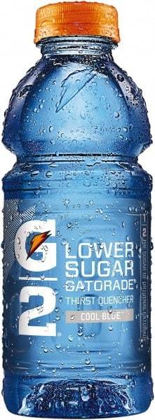 Gatorade - 20 oz Bottle Cool Blue Activity Drink - Ready-to-Drink - USA Tool & Supply