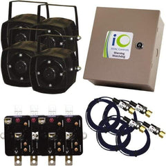 iO HVAC Controls - 1 or 3 Phase, 24 VAC, 0-2A Amp, 2 Max Fuse A, Air Conditioner Theft Alarm - 11" Wide x 11" Deep x 11" High, For Use with Condensing Unit - USA Tool & Supply