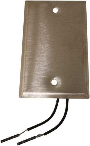 iO HVAC Controls - 60°F, Cool Only, Tamper-Proof Thermostat - 24 Volts, 1-1/2" Inside Height x 1/4" Inside Width, Outlet Mount, SPST Switch - USA Tool & Supply