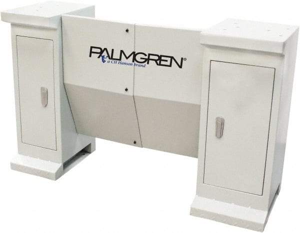 Palmgren - 41" Long x 30" High x 14" Deep, Lathe Cabinet without Chip Pan - Compatible with 9" x 20" Bench Lathes - USA Tool & Supply