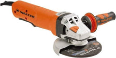 WALTER Surface Technologies - 6" Wheel Diam, 9,600 RPM, Corded Angle & Disc Grinder - 5/8-11 Spindle - USA Tool & Supply