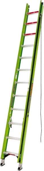 Little Giant Ladder - 24' High, Type IAA Rating, Fiberglass Extension Ladder - 375 Lb Capacity, 22' Working Length - USA Tool & Supply