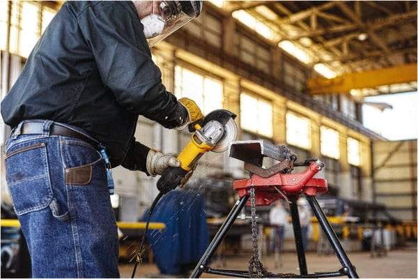 DeWALT - 24 Grit, 4-1/2" Wheel Diam, Type 27 Depressed Center Wheel - Coarse/Medium Grade, Ceramic, N Hardness, 13,300 Max RPM - USA Tool & Supply