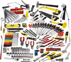 Proto - 233 Piece 3/8" Drive Master Tool Set - Comes in Roller Cabinet - USA Tool & Supply