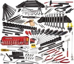 Proto - 199 Piece 1/4, 3/8 & 1/2" Drive Master Tool Set - Tools Only - USA Tool & Supply