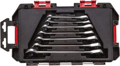 Blackhawk by Proto - 7 Piece, 3/8" to 3/4", Ratcheting Combination Wrench Set - Inch Measurement Standard, Chrome Finish, Comes in Case - USA Tool & Supply
