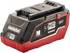 Metabo - 36 Volt Lithium-Ion Power Tool Battery - 6.2 Ahr Capacity, 2 hr Charge Time, Series 36V LiHD - USA Tool & Supply