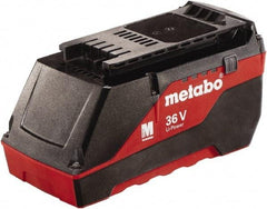 Metabo - 36 Volt Lithium-Ion Power Tool Battery - 5.2 Ahr Capacity, 100 min Charge Time, Series 36V Li-Power - USA Tool & Supply