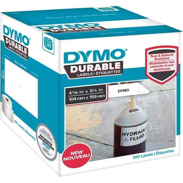 Dymo - Labels, Ribbons & Tapes Type: Extra Large Shipping Labels Color: White - USA Tool & Supply