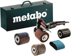 Metabo - 4 to 8" Pad Diam, 800 to 3,000 RPM, 0.25 hp, Handheld Electric Burnisher - 5/8-11" Spindle Thread, 14.5 Amps, 120 Volts - USA Tool & Supply