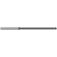 Harvey Tool - Ball End Mills; Mill Diameter (mm): 0.80 ; Mill Diameter (Inch): 1/32 ; Mill Diameter (Decimal Inch): 0.0310 ; Number of Flutes: 4 ; Length of Cut (mm): 1.2000 ; Length of Cut (Inch): 3/64 - Exact Industrial Supply