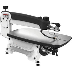 Jet - 3/4" Stroke Length, 2" Depth of Cut, Scroll Saw - 400 to 1,550 Strokes per min, Includes Foot Switch - USA Tool & Supply