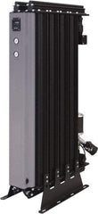 Alpha-Pure - 100 CFM at 100 psi Inlet, 137 CFM at 150 psi, 100 CFM at 100 psi Outlet, Desiccant Air Dryer - 1-1/2" Female NPT x 25" Long x 22" Wide x 58" High - USA Tool & Supply