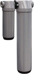 Alpha-Pure - 30 CFM at 100 psi Inlet, 34.5 CFM at 150 psi, 30 CFM at 100 psi Outlet, Desiccant Air Dryer - 1/2" Female NPT x 4.27" Long x 8.8" Wide x 28" High - USA Tool & Supply