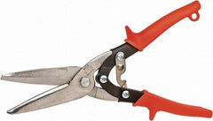 Wiss - 3" Length of Cut, Straight Pattern Multi-Purpose Snip - 10-1/2" OAL, Non-Slip Rubber Handle - USA Tool & Supply