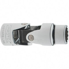 Proto - 7/16", 3/8" Drive, Intermediate Hand Socket - 12 Points, 2-1/8" OAL, Steel, Full Polish Finish - USA Tool & Supply