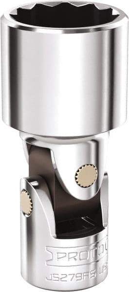 Proto - 3/4", 3/8" Drive, Intermediate Hand Socket - 12 Points, 2-5/16" OAL, Steel, Full Polish Finish - USA Tool & Supply