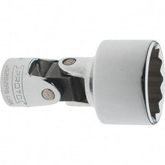 Proto - 15/16", 3/8" Drive, Intermediate Hand Socket - 12 Points, 2-1/4" OAL, Steel, Full Polish Finish - USA Tool & Supply