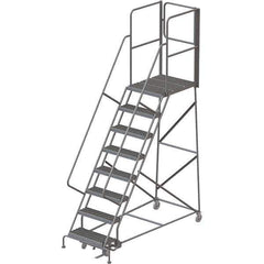 TRI-ARC - Rolling & Wall Mounted Ladders & Platforms Type: Rolling Warehouse Ladder Style: Rolling Platform Ladder - USA Tool & Supply