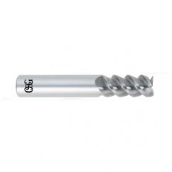 3/4 Dia. x 4 Overall Length 3-Flute Square End Solid Carbide SE End Mill-Round Shank-Center Cutting-Uncoated - USA Tool & Supply
