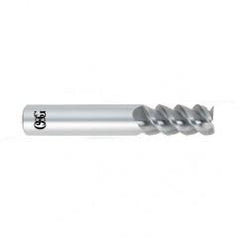 3/4 Dia. x 4 Overall Length 3-Flute Square End Solid Carbide SE End Mill-Round Shank-Center Cutting-Uncoated - USA Tool & Supply