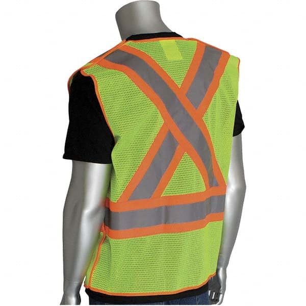 PIP - Size 2XL Lime Mesh Breakaway High Visibility Vest - USA Tool & Supply