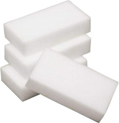 Ability One - 2.3" Long x 4.6" Wide x 1" Thick Cleansing Pad - Medium-Duty, White - USA Tool & Supply