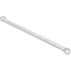 Proto - 9/16" x 5/8" 12 Point Box Wrench - Double End, 53/64" Head Diam x 13/32" Head Thickness, 12-31/64" OAL, Steel, Polished Finish, 15° Offset - USA Tool & Supply
