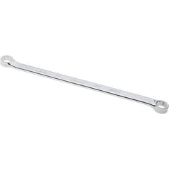 Proto - 11/16" x 3/4" 12 Point Box Wrench - Double End, 1" Head Diam x 1/2" Head Thickness, 14-11/32" OAL, Steel, Polished Finish, 15° Offset - USA Tool & Supply