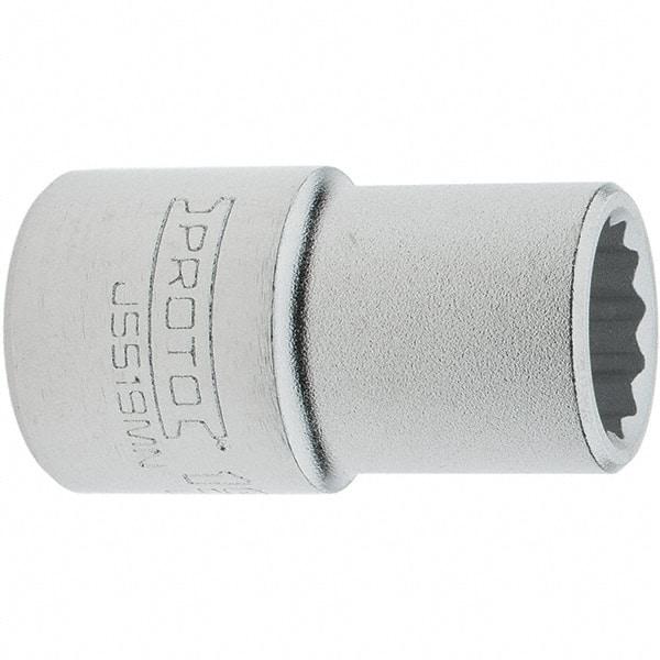 Proto - 3/4" Drive, Standard Hand Socket - 12 Points, 2.307" OAL, Steel, Full Polish Finish - USA Tool & Supply