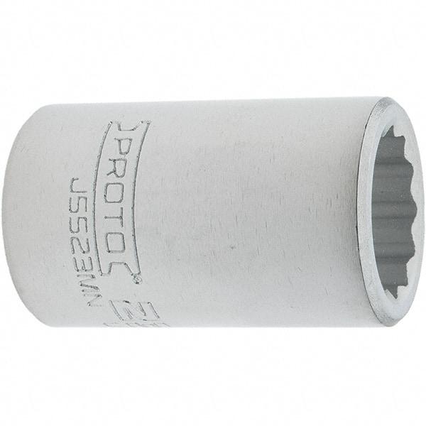 Proto - 3/4" Drive, Standard Hand Socket - 12 Points, 2.307" OAL, Steel, Full Polish Finish - USA Tool & Supply