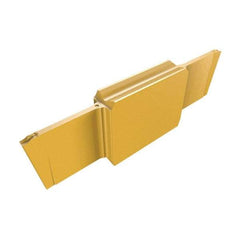 Iscar - BGM1501 J Grade IC1008, 1.5mm Cutting Width Carbide Cutoff Insert - Neutral Lead Angle, 0.1mm Corner Radius, TiAlN/TiN Finish - USA Tool & Supply