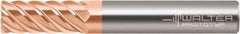 Walter-Prototyp - 10mm, 6 Flute, Single End, Solid Carbide, 2mm Corner Radius End Mill - 72mm OAL, 50° Helix, Right Hand Flute, 22mm LOC, Right Hand Cut - USA Tool & Supply