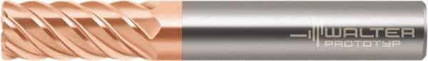 Walter-Prototyp - 10mm, 6 Flute, Single End, Solid Carbide, 0.5mm Corner Radius End Mill - 72mm OAL, 50° Helix, Right Hand Flute, 22mm LOC, Right Hand Cut - USA Tool & Supply