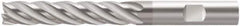 Walter-Prototyp - 1/4", 5 Flute, Single End, Solid Carbide, 0.015" Corner Radius End Mill - 3" OAL, 35° Helix, Right Hand Flute, 1-3/8" LOC, Right Hand Cut - USA Tool & Supply
