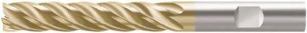 Walter-Prototyp - 5/8", 6 Flute, Single End, Solid Carbide, 0.03" Corner Radius End Mill - 4-1/2" OAL, 35° Helix, Right Hand Flute, 3" LOC, Right Hand Cut - USA Tool & Supply