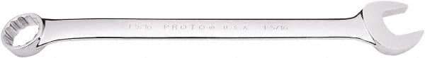 Proto - 1-5/16" 12 Point Combination Wrench - 15° Offset Angle, 17-5/8" OAL, Steel, Full Polish Finish - USA Tool & Supply