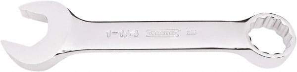 Proto - 1-1/4" 12 Point Combination Wrench - 15° Offset Angle, 9-45/64" OAL, Steel, Full Polish Finish - USA Tool & Supply
