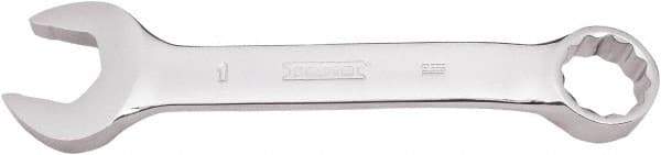 Proto - 1" 12 Point Combination Wrench - 15° Offset Angle, 8-13/32" OAL, Steel, Full Polish Finish - USA Tool & Supply