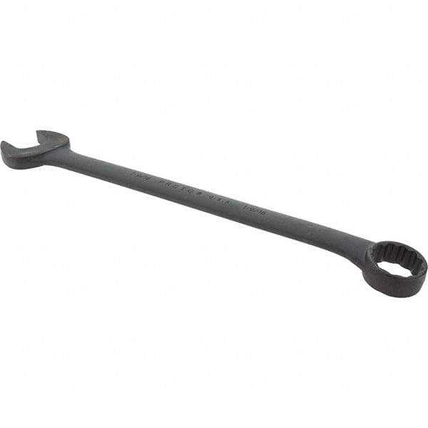 Proto - 1-9/16" 12 Point Combination Wrench - 15° Offset Angle, 20-5/16" OAL, Steel, Black Finish - USA Tool & Supply