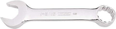 Proto - 1-3/16" 12 Point Combination Wrench - 15° Offset Angle, 8-29/32" OAL, Steel, Full Polish Finish - USA Tool & Supply