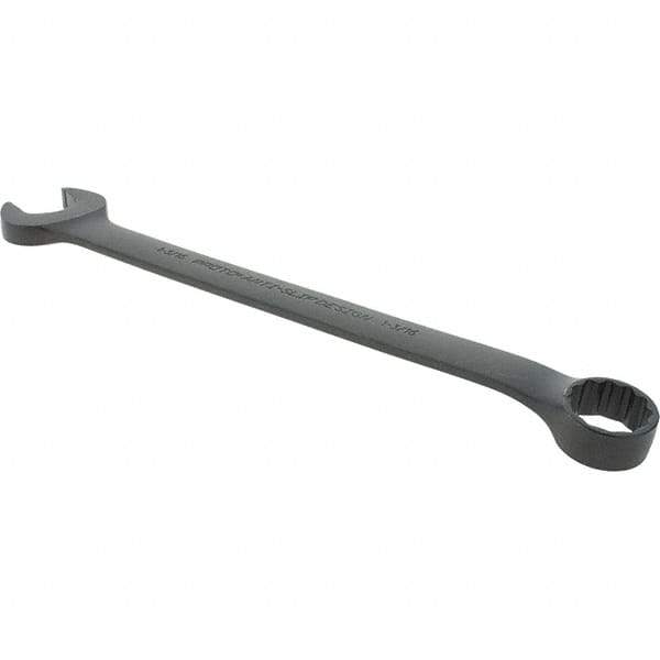 Proto - 1-3/16" 12 Point Combination Wrench - 15° Offset Angle, 15-7/8" OAL, Steel, Black Finish - USA Tool & Supply
